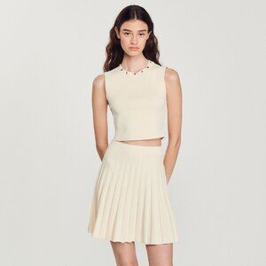Sandro Pleated Skirt